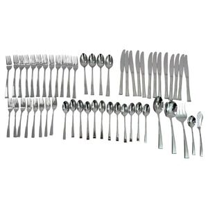 Yamazaki Patrick 18/8 Stainless Steel Flatware Set of 54 Pieces Mirror Vietnam
